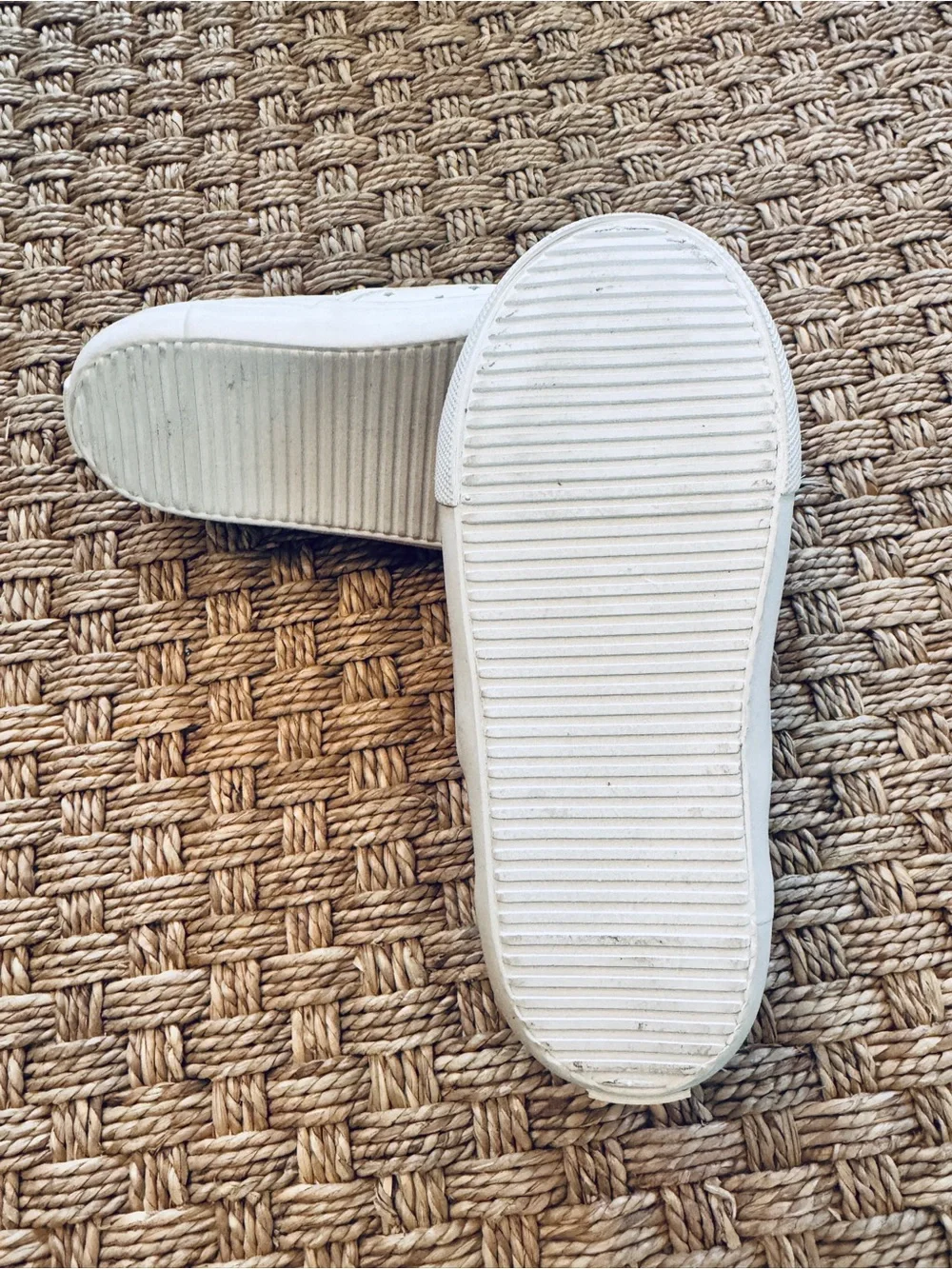 Kids White Star-Perforated Shoes